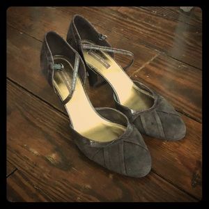 Chocolate brown Suede heels. Size 9! Lightly worn.